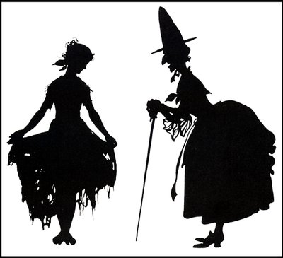 Cinderella Greeting Her Evil Stepmother, 1919 by Arthur Rackham